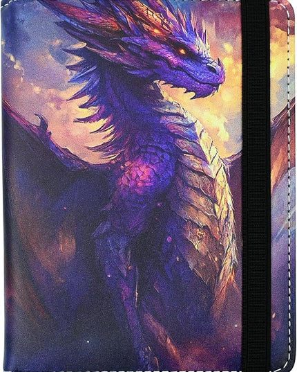 Dragon Passport Holder for Women and Men PU Leather Passport Cover for Travel