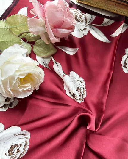 Head Bandanas Scarf for Women Silk Satin Hair Scarf Lightweight Vintage Fashion Square Neck Scarves Gift