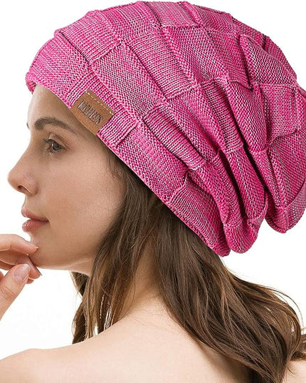 REDESS Beanie Hat for Men and Women Winter Warm Hats Knit Slouchy Thick Skull Cap