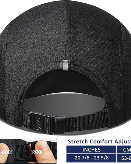 GADIEMKENSD Women's Race Day Running Cap Performance Mesh Hat - Excellent Ventilation, Lightweight, Reflective Safety