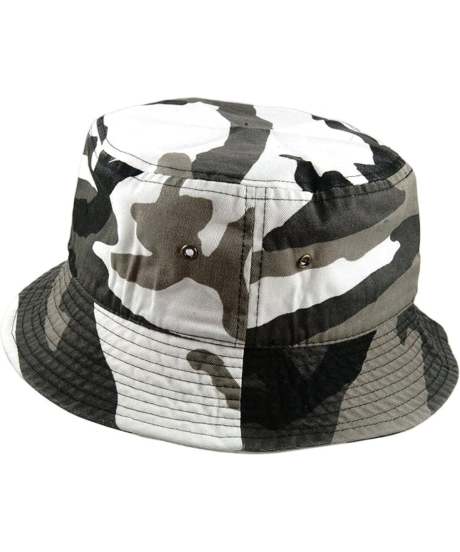 Gelante Solid Color 100% Cotton Bucket Hat for Women and Men Packable Travel Summer Beach Hat