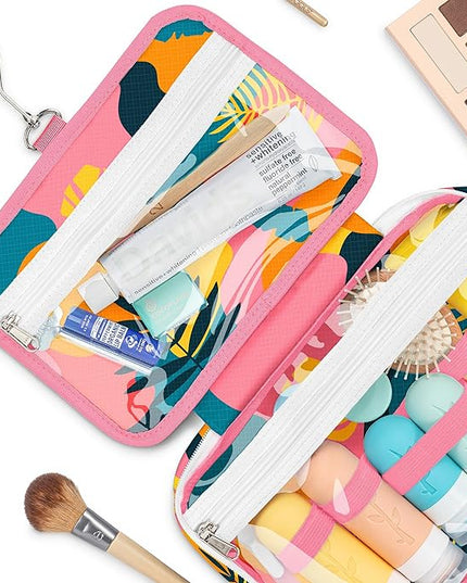 Eco Sun Hanging Travel Toiletry Bag — Designed in Hawaii — Water-resistant Travel Organizer for Bathroom Accessories