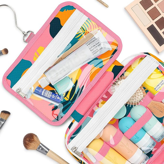 Eco Sun Hanging Travel Toiletry Bag — Designed in Hawaii — Water-resistant Travel Organizer for Bathroom Accessories