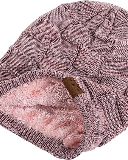 REDESS Beanie Hat for Men and Women Winter Warm Hats Knit Slouchy Thick Skull Cap