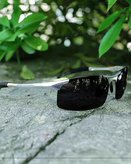 DUCO Mens Sports Polarized Sunglasses UV Protection Sunglasses for Men 8177s