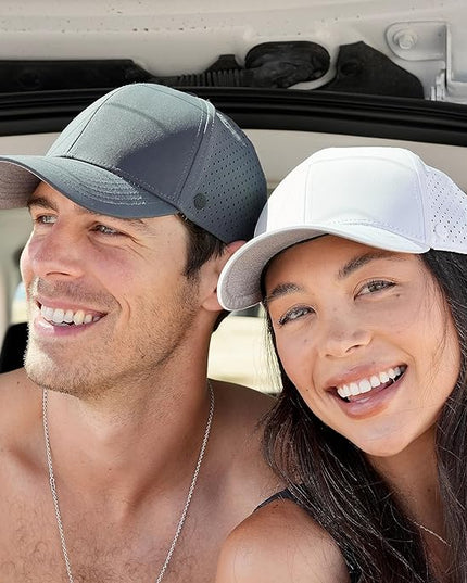 ANKOR Performance Hat - Water Resistant UPF 50 Lightweight Men’s Baseball Cap | Men’s Hat for Workout, Outdoor, Beach, Sports
