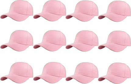Gelante Plain Blank Baseball Caps Adjustable Back Strap Wholesale LOT 12 PC'S
