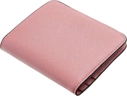 Toughergun Women’s Small Slim Leather Wallet with RFID Protection, Compact Bifold Mini Purse with Clear ID Window