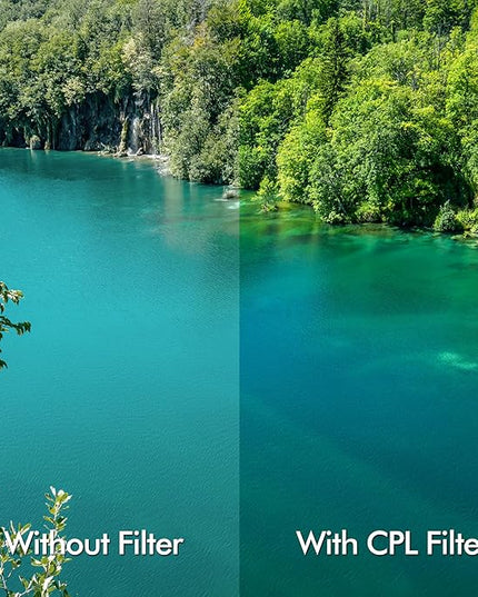 Magnetic CPL Circular Polarizer Filter for iPhone 17 Pro/Pro Max - Polarizing Camera Lens Effect Filter (Requires GiAi Magnetic Case - Sold Separately)