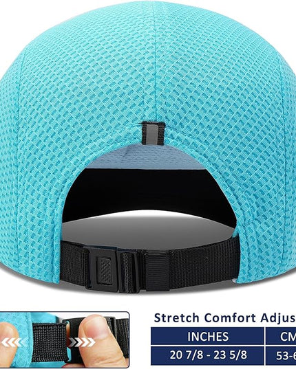 GADIEMKENSD Women's Race Day Running Cap Performance Mesh Hat - Excellent Ventilation, Lightweight, Reflective Safety