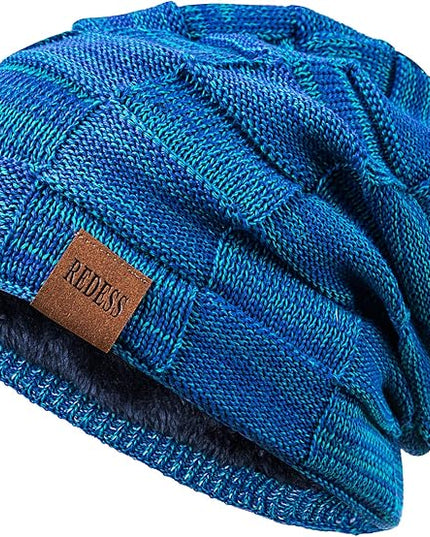 REDESS Beanie Hat for Men and Women Winter Warm Hats Knit Slouchy Thick Skull Cap