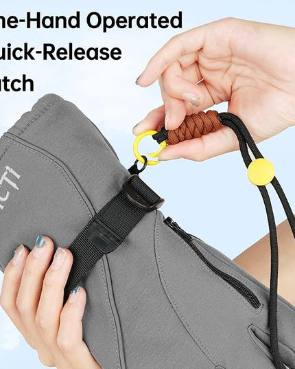 MCTi Hand Wrist Strap Lanyard, Adjustable Gloves Wrist Strap, Tight Hand-Braided Phone Lanyard, Durable Stretchable Keychain