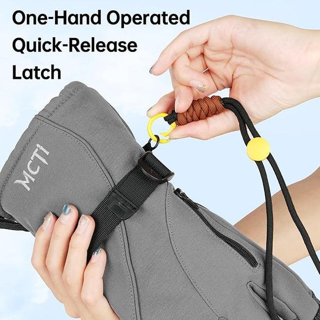 MCTi Hand Wrist Strap Lanyard, Adjustable Gloves Wrist Strap, Tight Hand-Braided Phone Lanyard, Durable Stretchable Keychain