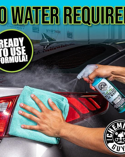 Chemical Guys Swift Wipe Sprayable Waterless Car Wash Spray - Spray and Wipe to Safely Clean and Shine Cars, Trucks, Motorcycles, RV & More, High Lubrication Formula, 128 oz