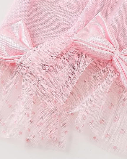 BABEYOND Lace Gloves for Women - Bow Short Prom Gloves Evening Elegant Accessories for Wedding Opera Party