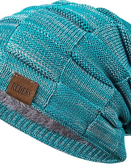 REDESS Beanie Hat for Men and Women Winter Warm Hats Knit Slouchy Thick Skull Cap