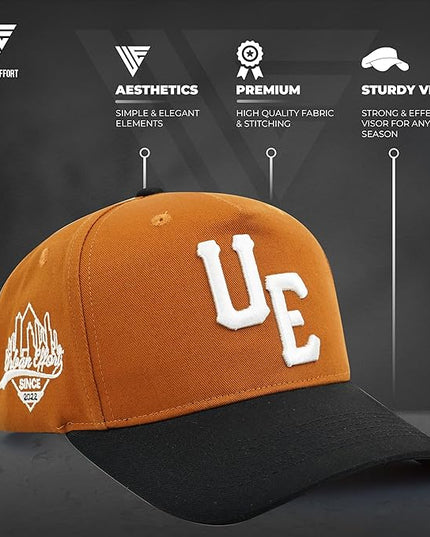Urban Effort Vintage Trucker hat - for Men Women Baseball Hat - Trendy Sports Snapback Closure for Your Style & Outdoors