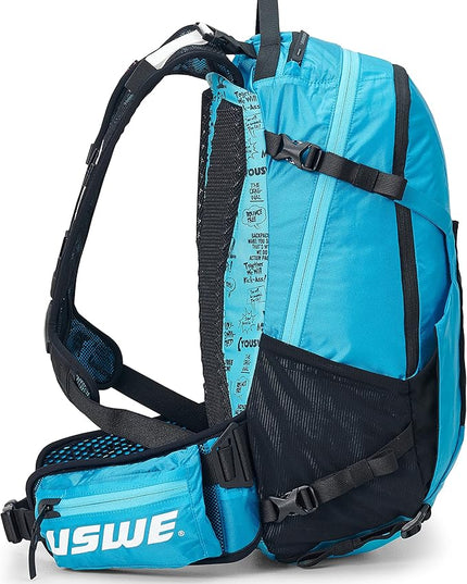 USWE Shred 25L Backpack, a High End Daypack for MTB, E-MTB, Mountain Bike, Blue
