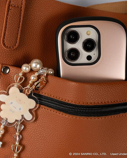 iFace Hello Kitty and Friends Beaded Wristlet Universal Charm Strap [Latte Bear Series] – Cute Wrist Strap for Cell Phone Camera Keys AirPods