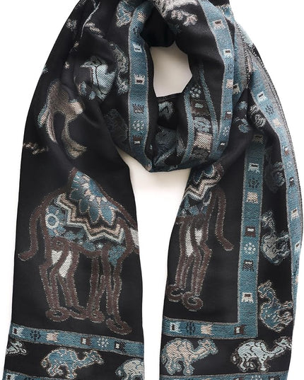 Scarf for Women Spanish Design Elegant Long Shawl Scarves for Summer Fall