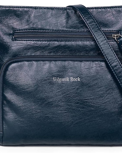Crossbody Purses for Women Soft Vegan Leather Cross Body Handbag Lightweight Medium Shoulder Purse Travel Casual Bag