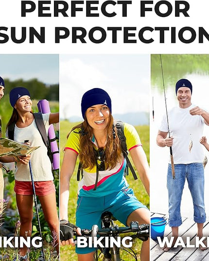 Helmet Liner Sweat Wicking Skull Cap Beanie. Ultimate Performance Moisture Wicking. Fits Under Helmets