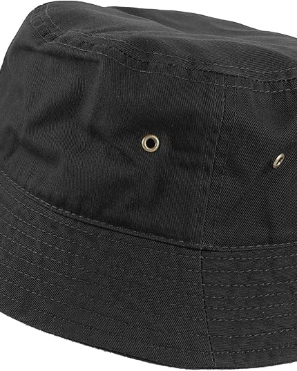 Gelante Solid Color 100% Cotton Bucket Hat for Women and Men Packable Travel Summer Beach Hat