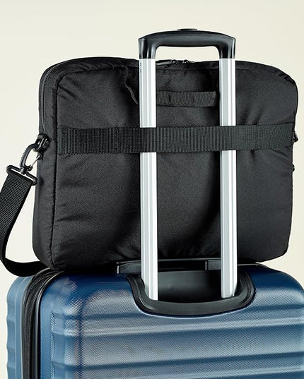 Amazon Basics Laptop Carrying Case Shoulder Strap, 10-pack, 17.3 inch, Black