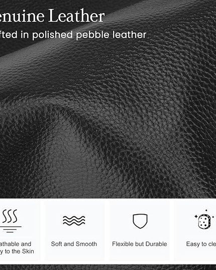 befen Genuine Leather Small Sling Bag for Women Anti-Theft Crossbody Chest Bags Fanny Packs for Travel with RFID Card Slots