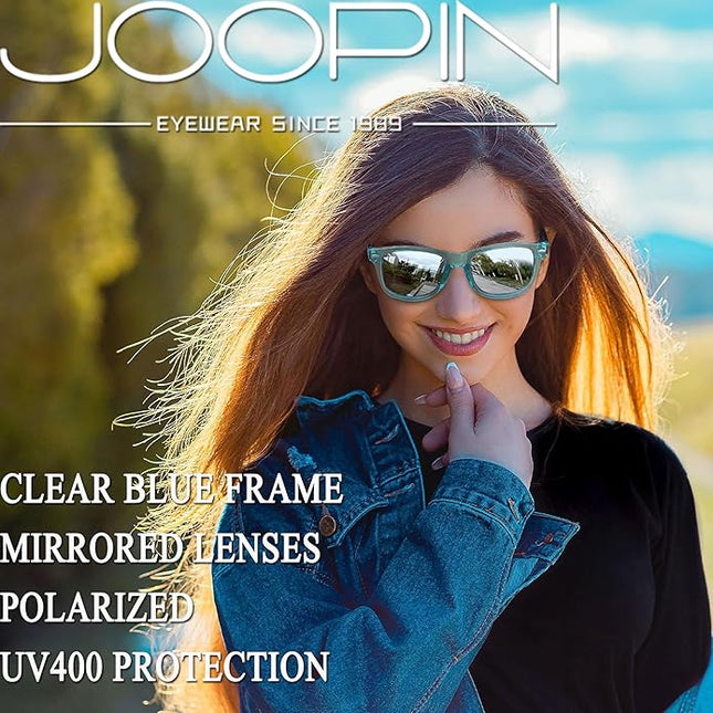 Joopin Square Sunglasses Polarized UV Protection Trendy Designer Sun Glasses Men Women