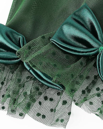 BABEYOND Lace Gloves for Women - Bow Short Prom Gloves Evening Elegant Accessories for Wedding Opera Party