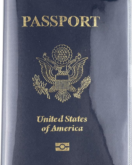 10 Pack Passport Cover Clear Plastic Passport Protector Case Passport Sleeve Clear Vinyl Transparent Passport Holder Travel Document Organizer