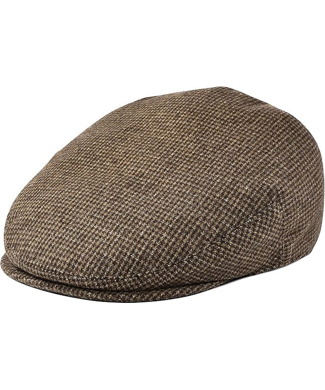 FEINION Men's Wool Tweed Newsboy Ivy Cap Gatsby Golf Flat Hat
