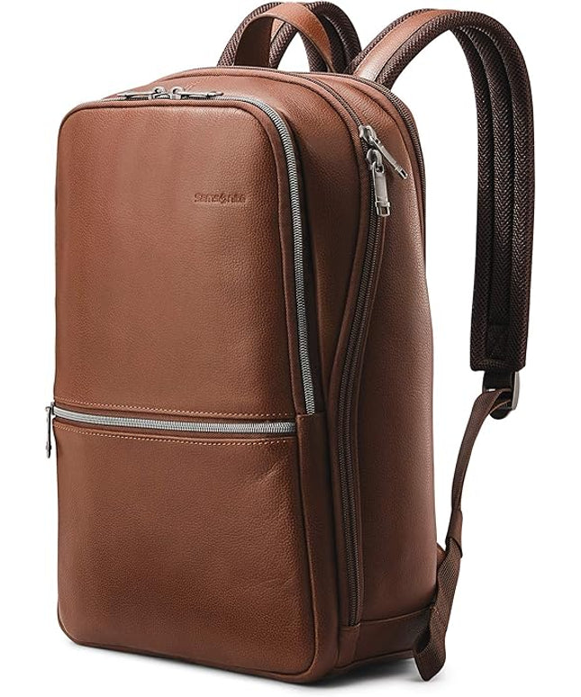 Samsonite Classic Leather Slim Backpack