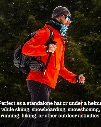 Turtle Fur Fleece Winter Beanie for Men and Women - Soft, Stretchy, Breathable Winter Hat That Won't Overheat Under Helmet