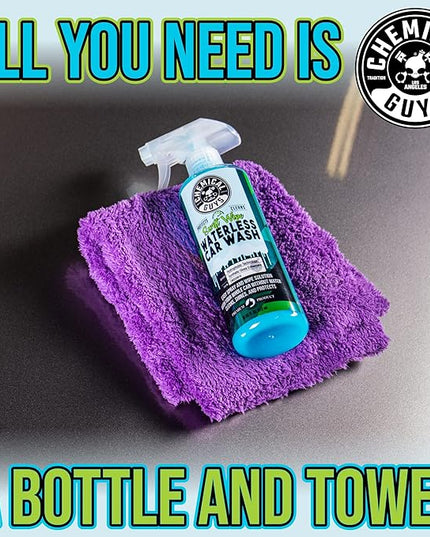 Chemical Guys Swift Wipe Sprayable Waterless Car Wash Spray - Spray and Wipe to Safely Clean and Shine Cars, Trucks, Motorcycles, RV & More, High Lubrication Formula, 128 oz