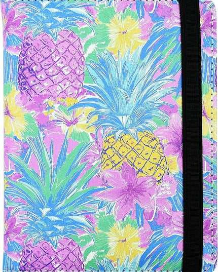 Tropical Pineapple Passport Holder for Women and Men PU Leather Passport Cover for Travel