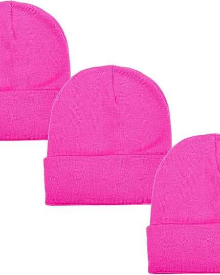 Gelante Unisex Beanie Cap Knitted Warm Solid Color