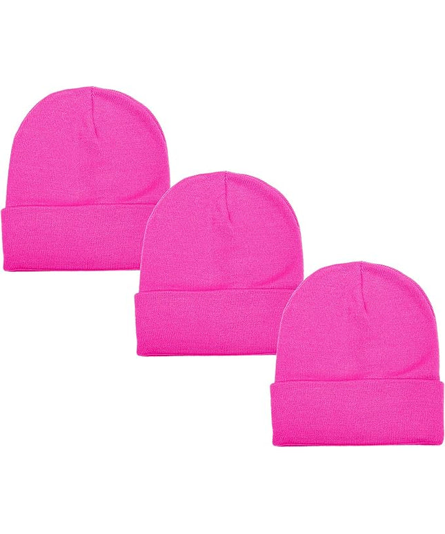 Gelante Unisex Beanie Cap Knitted Warm Solid Color