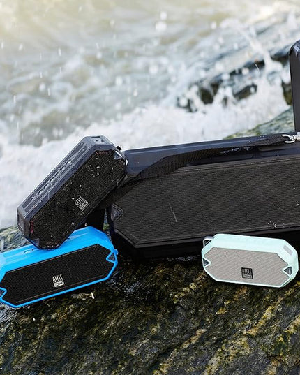 Altec Lansing - HydraJolt Wireless Bluetooth Speaker, Waterproof Portable Speakers with Built in Phone Charger and Lights, Everything Proof Outdoor, Shockproof, Snowproof, 16 Hours Playtime