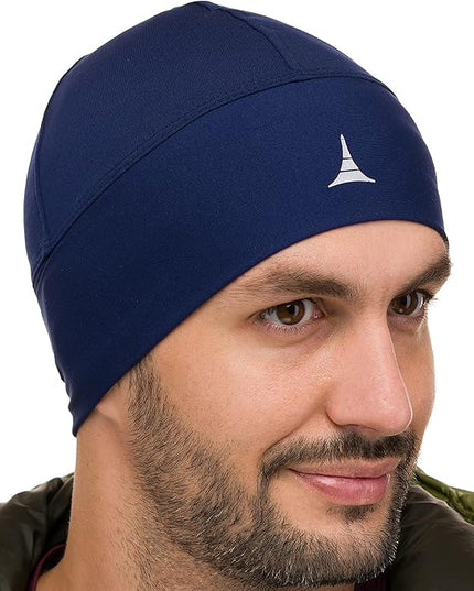 Helmet Liner Sweat Wicking Skull Cap Beanie. Ultimate Performance Moisture Wicking. Fits Under Helmets