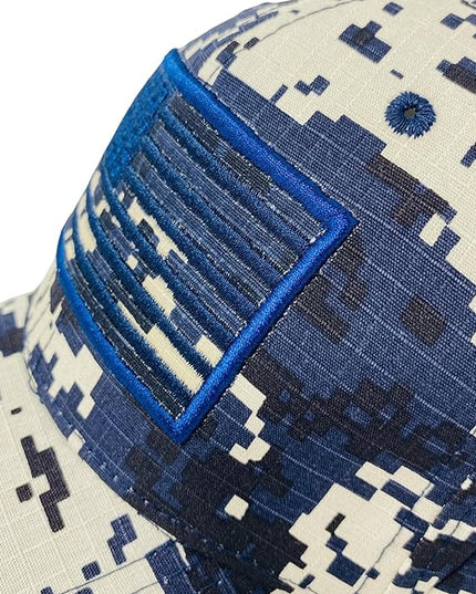 Roytrense Embroidered American Flag Unisex Baseball Cap (100% Cotton)