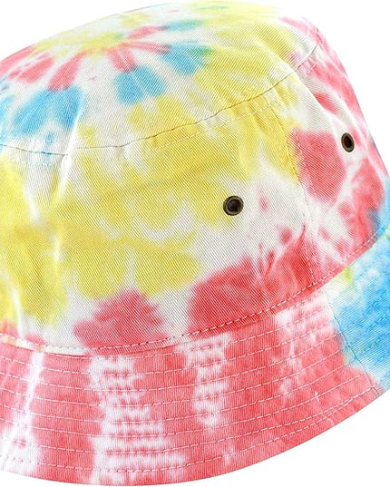 The Hat Depot Bucket Hat - Unisex 100% Cotton & Denim UPF 50 Packable Summer Travel Beach Sun Hat