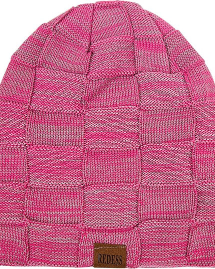 REDESS Beanie Hat for Men and Women Winter Warm Hats Knit Slouchy Thick Skull Cap