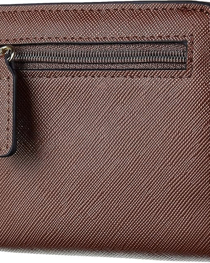 Toughergun Women’s Small Slim Leather Wallet with RFID Protection, Compact Bifold Mini Purse with Clear ID Window
