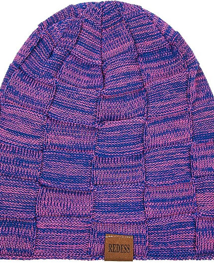 REDESS Beanie Hat for Men and Women Winter Warm Hats Knit Slouchy Thick Skull Cap