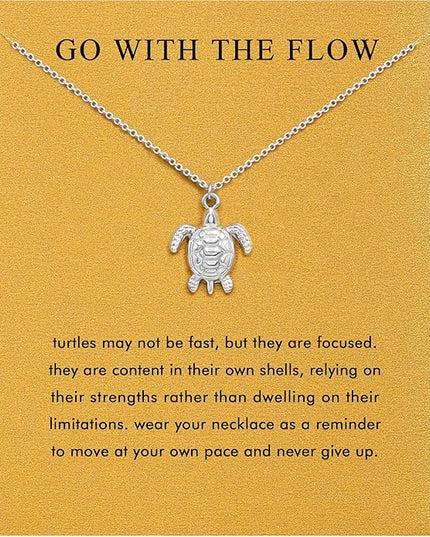 Baydurcan Pendant Necklace for Women Evil Eye Ankh Bow Necklace for Friends Sister Birthday Just Because Christmas Gifts
