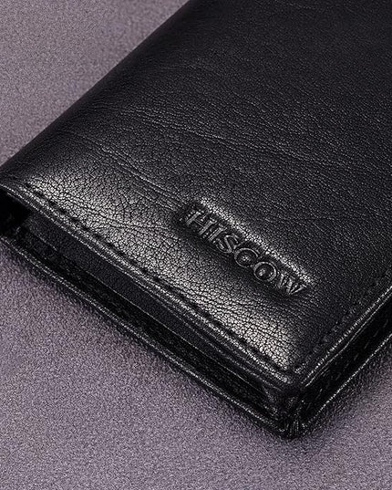 Leather Business Card Case Holder for Men & Women, Italian Calfskin