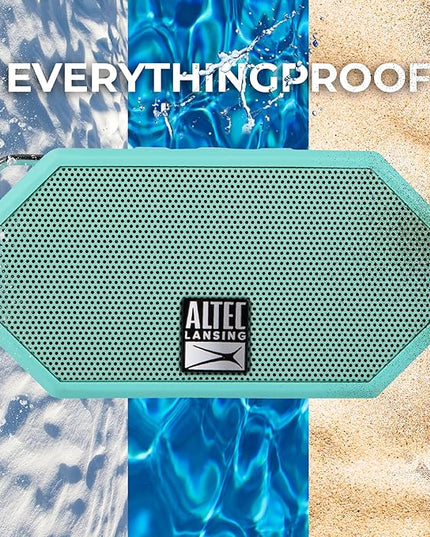 Altec Lansing Mini H2O - Waterproof Bluetooth Speaker, IP67 Certified & Floats in Water, Compact & Portable Speaker for Hiking, Camping, Pool, and Beach