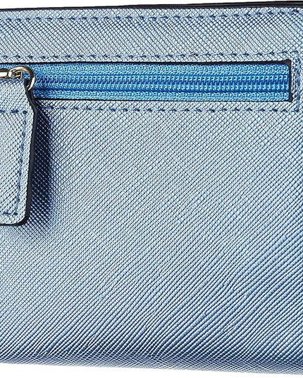 Toughergun Women’s Small Slim Leather Wallet with RFID Protection, Compact Bifold Mini Purse with Clear ID Window
